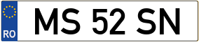 Truck License Plate
